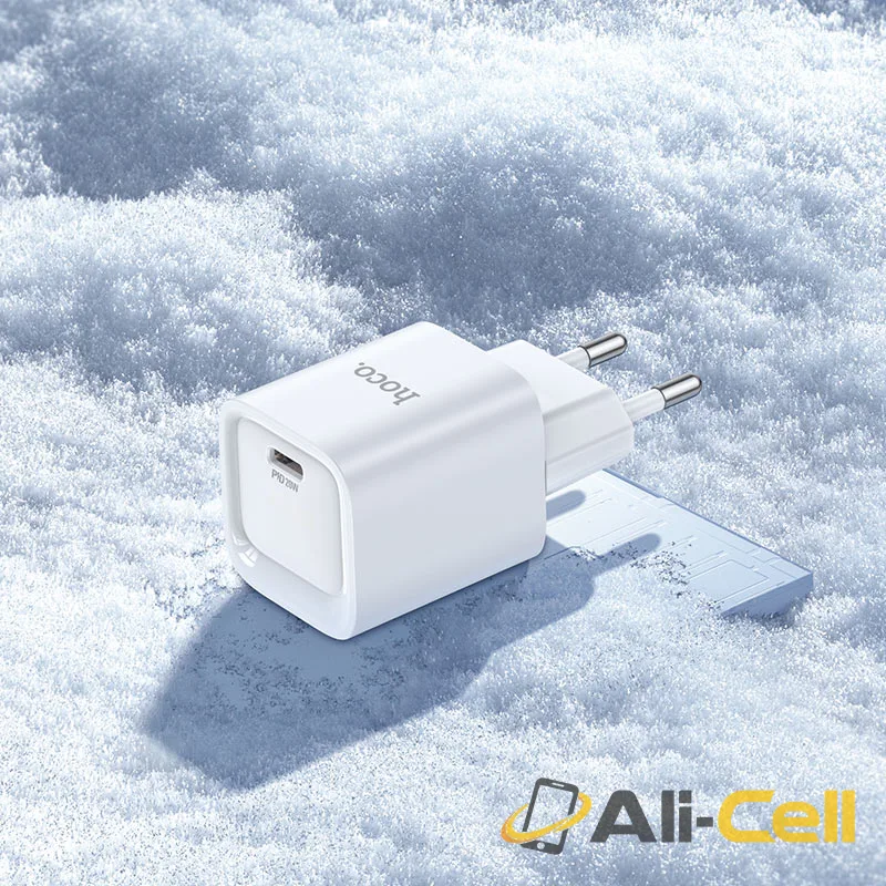 Wall charger “C146A Charm” PD20W EU cable set (C146a Tc Ip White, Set With Type C To Ip Cable) — 7