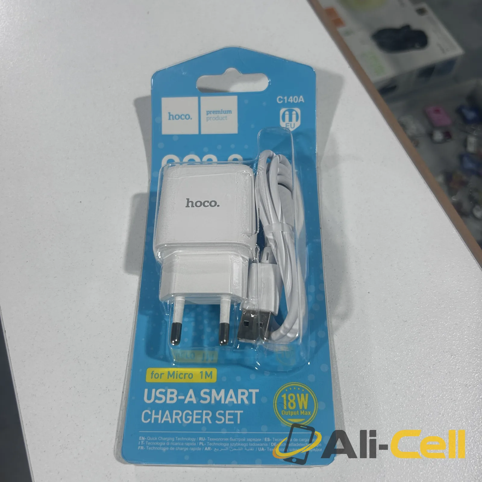 Smart Single port QC3.0 Charger Set with USB-A to Micro Cable 1m — 3