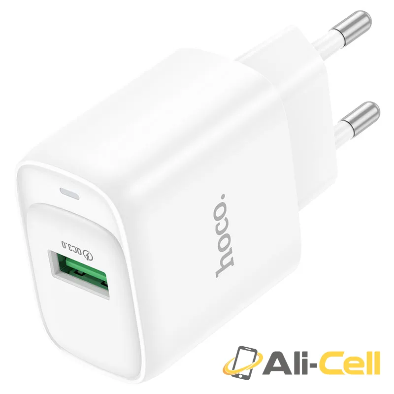 Wall charger “C140A Smart” QC3.0 EU cable set (C140a White, Single)