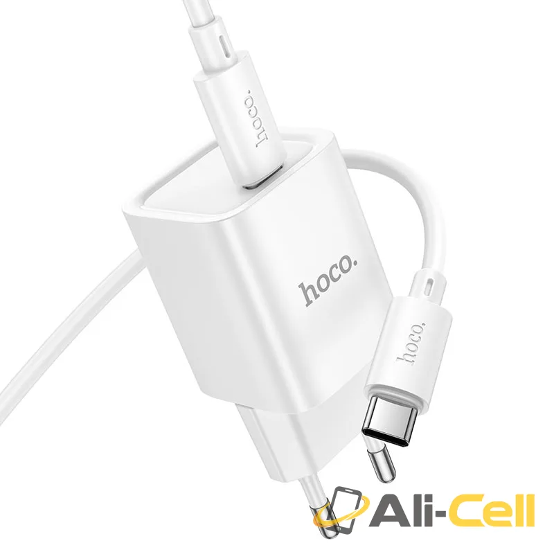 Wall charger “C148A Charm” PD30W EU cable set (C148a White, Single) — 3