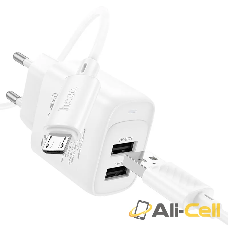 Wall charger “C141A Smart” EU cable set (C141a Tc Black, Set With Type C Cable) — 4