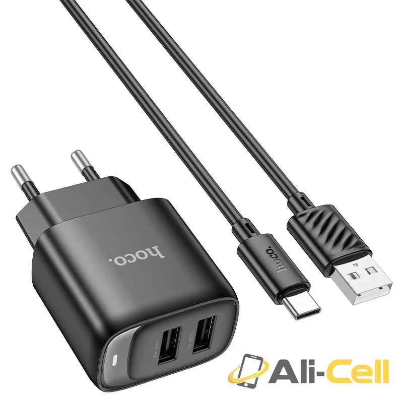 Wall charger “C141A Smart” EU cable set (C141a Musb Black, Set With Micro Usb Cable) — 3