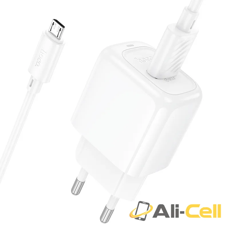 Wall charger “CS52A Surplus” QC3.0 EU cable set (Cs52a Musb White, Set With Micro Usb Cable) — 5