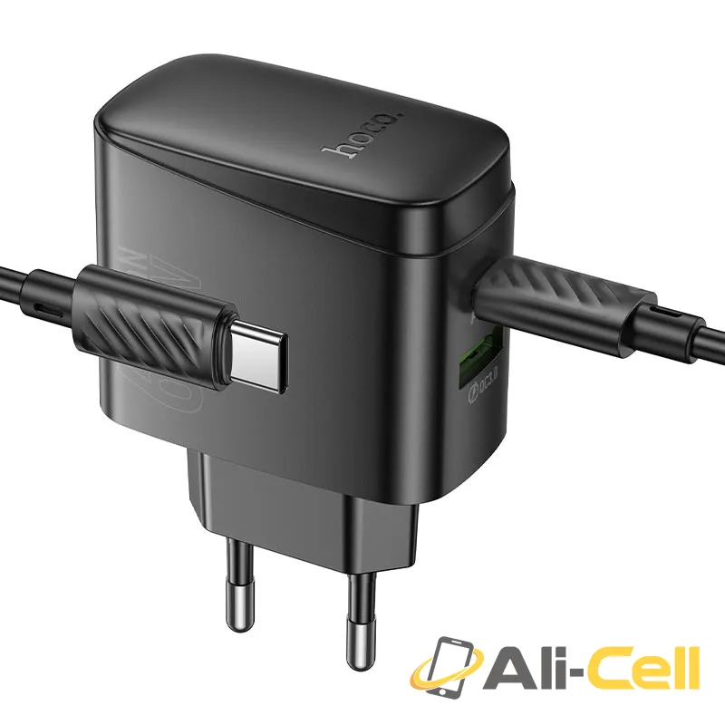 Wall charger “CS63A Bright” PD65W EU cable set (Cs63a Black, Single) — 5