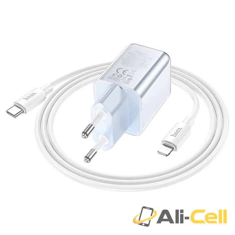 Wall charger “N46 Glorious” PD20W + QC3.0 EU cable set (N46 Blue, Single) — 4