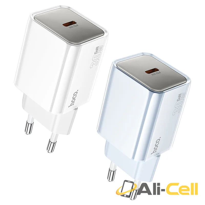 Wall charger “N47 Glorious” PD30W EU cable set (N47 Tc Ip Blue, Set With Type C To Ip Cable) — 6