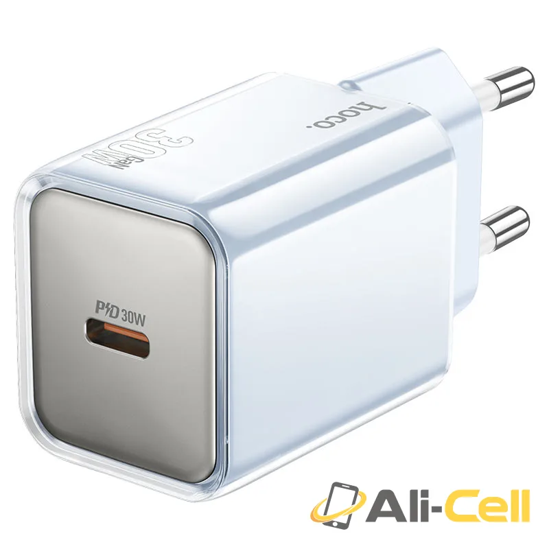 Wall charger “N47 Glorious” PD30W EU cable set (N47 Blue, Single)