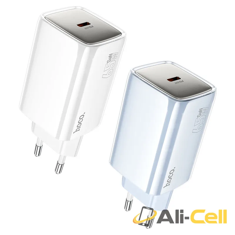 Wall charger “N48 Glorious” PD65W EU cable set (N48 White, Single) — 6