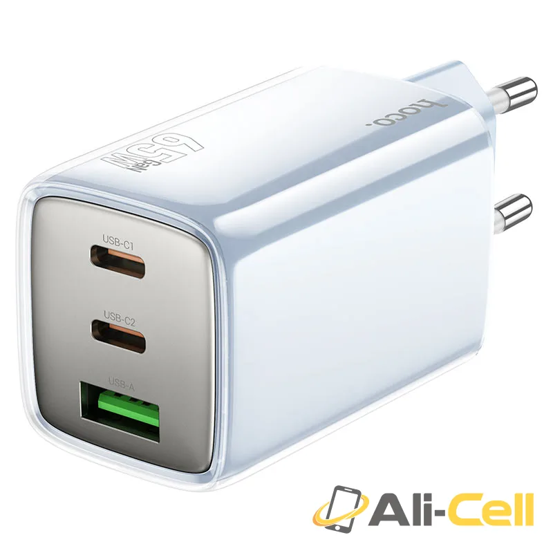 Wall charger “N49 Glorious” PD65W EU cable set (N49 Blue, Single)