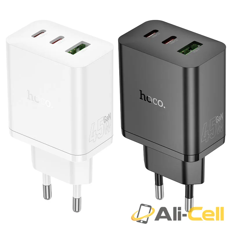 Wall charger “N50 Scenery” PD45W EU cable set (N50 White, Single) — 6