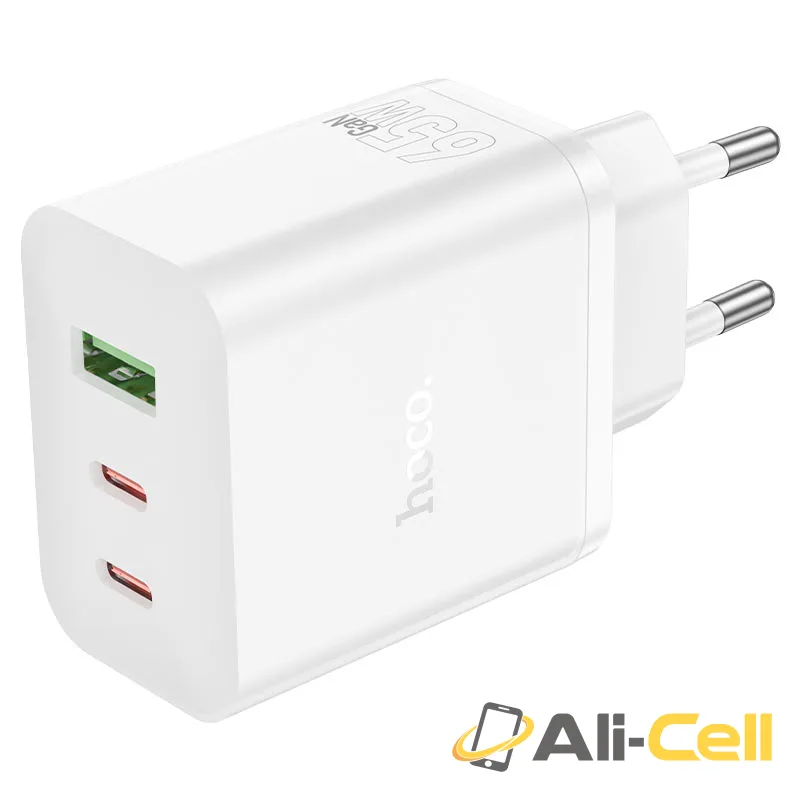 Wall charger “N51 Scenery” PD65W EU cable set (N51 White, Single)