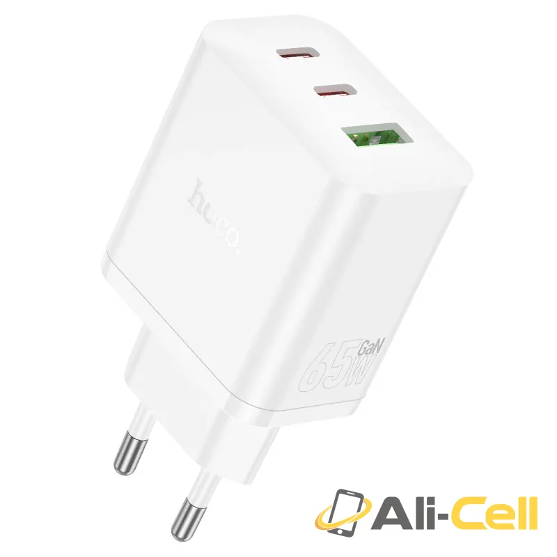 Wall charger “N51 Scenery” PD65W EU cable set (N51 White, Single) — 2
