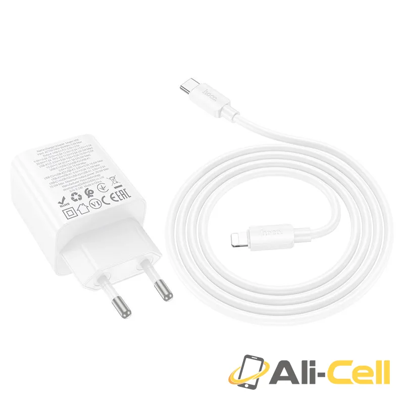 Wall charger “N56 Fundador” PD30W EU cable set (N56 Black, Single) — 4