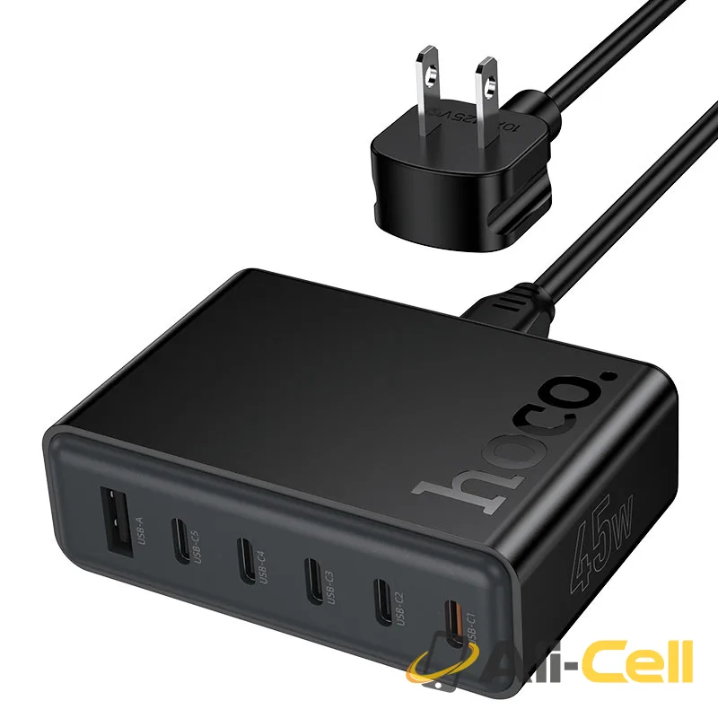 Charging station “C150 Modern” PD45W US (C150 Black) — 4