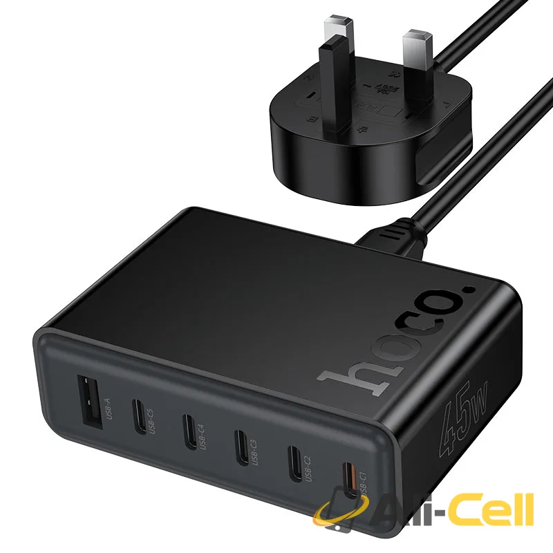Charging station “C150B Modern” PD45W UK (C150b Black) — 4