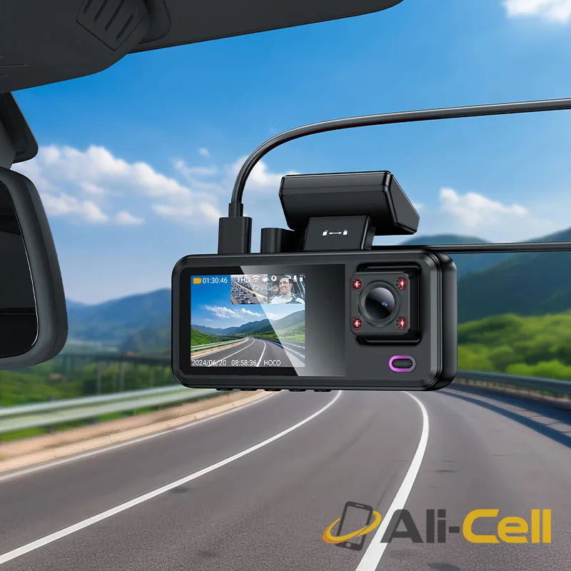 Dash cam “DV15” tri-channel driving recorder (Dv15 Black) — 7
