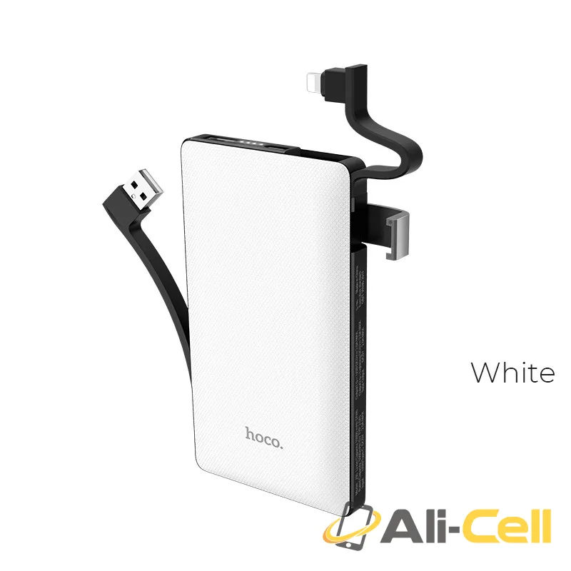 Power bank “J36 Ample energy” 10000mAh single USB built-in Lightning cable