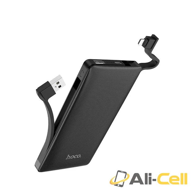 Power bank “J36 Ample energy” 10000mAh single USB built-in Lightning cable — 2