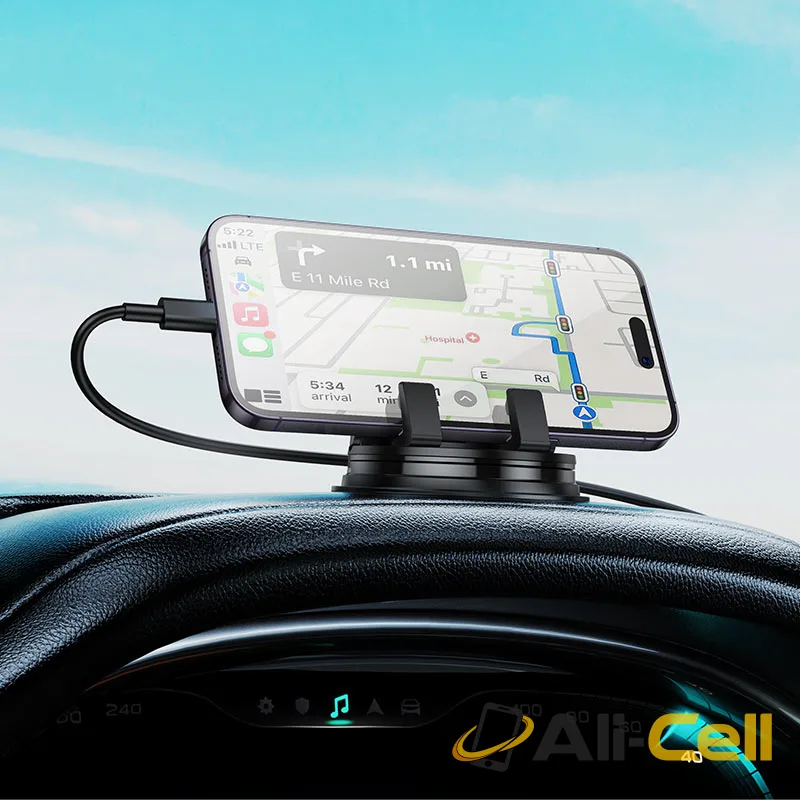 Car holder “H55 Blueprint” for dashboard (H55 Black Grey) — 7