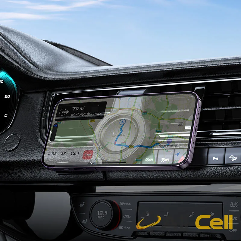 Car holder “H59 Show” for air outlet (H59 Black Metal Grey) — 7