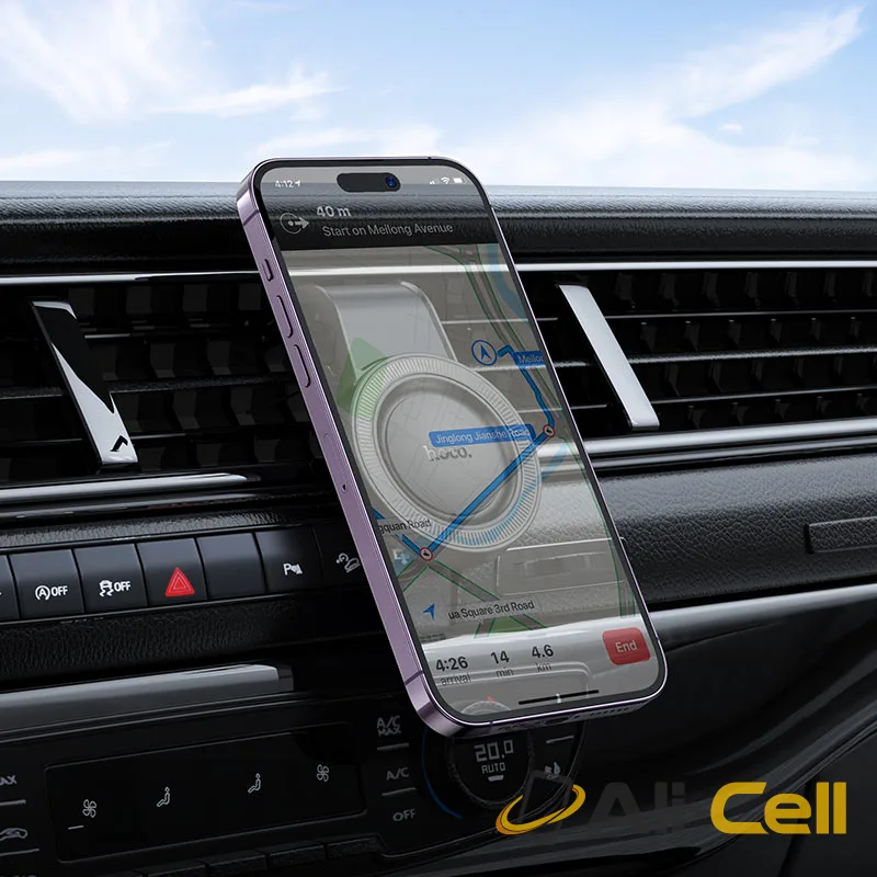 Car holder “H59 Show” for air outlet (H59 Black Metal Grey) — 8
