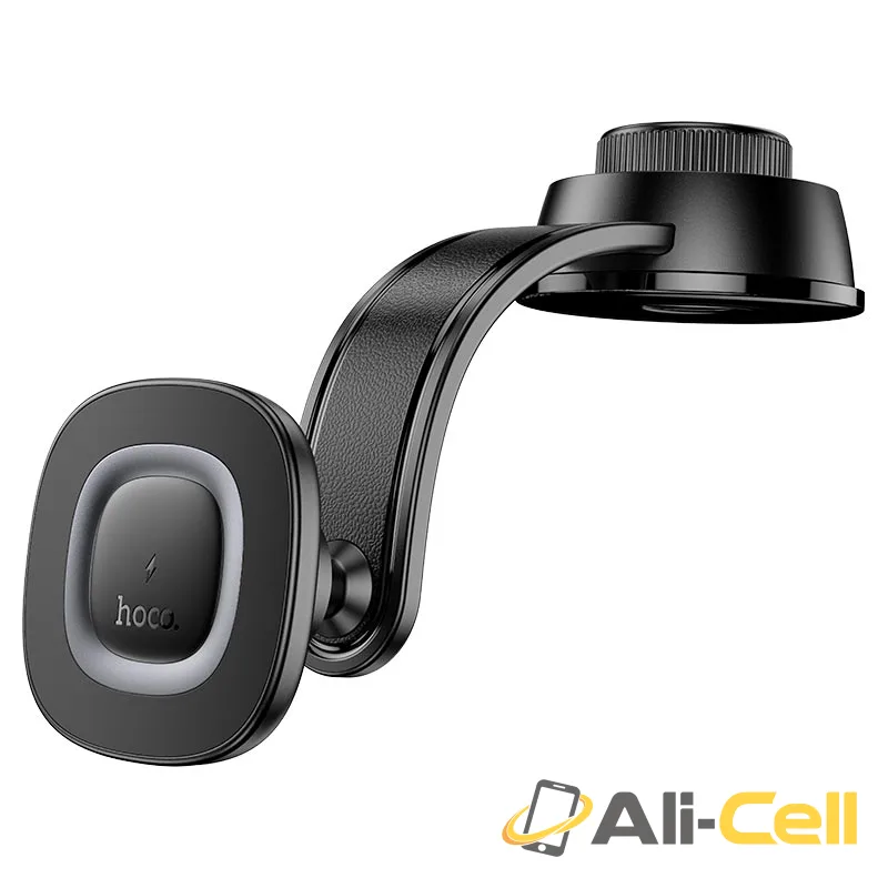 Car wireless charger “HW31 Crown” for dashboard (Hw31 Black Metal Grey) — 2