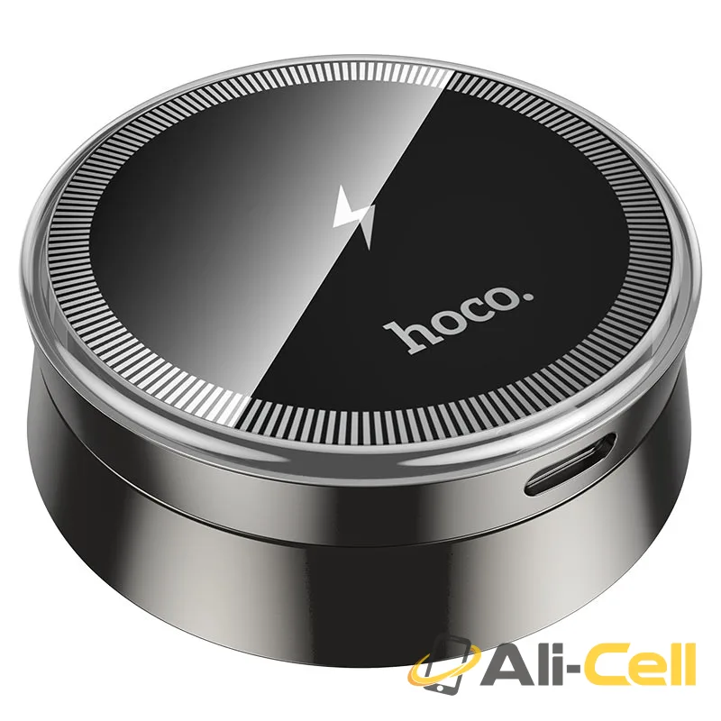 Car wireless charger “HW33” for dashboard (Hw33 Metal Grey) — 5