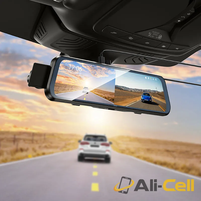 Dash cam “DV16” mirror dual channel driving recorder (Dv16 Black) — 7