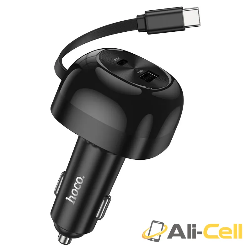 Car charger “NZ15 Unimpeded” 60W with cable (Nz15 Black) — 2