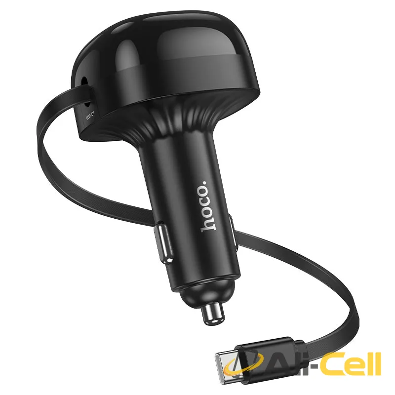 Car charger “NZ15 Unimpeded” 60W with cable (Nz15 Black) — 4