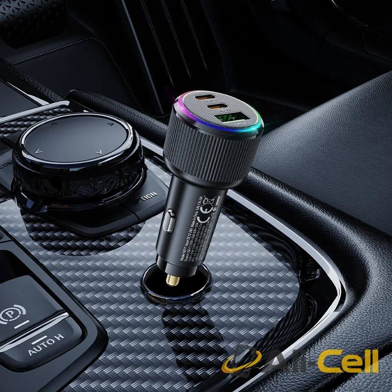 Car charger “NZ17 Avant-garde” 75W cable set (Nz17 Tc Tc Black, Set With Type C To Type C Cable) — 6