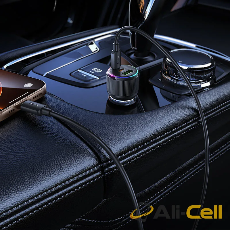Car charger “NZ17 Avant-garde” 75W cable set (Nz17 Tc Tc Black, Set With Type C To Type C Cable) — 7