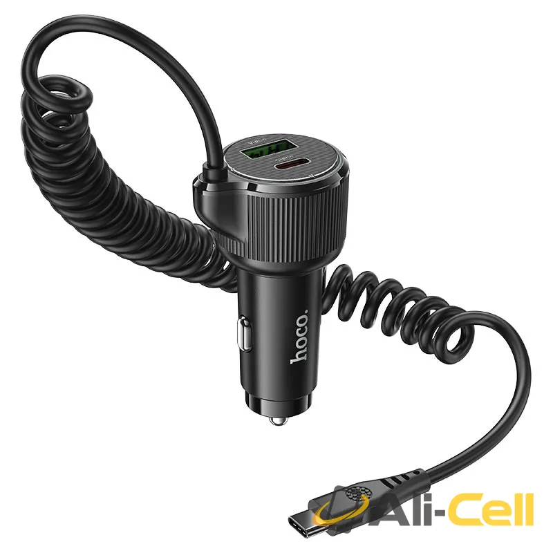 Car charger “NZ17A Avant-garde” 50W with cable (Nz17a Black) — 4