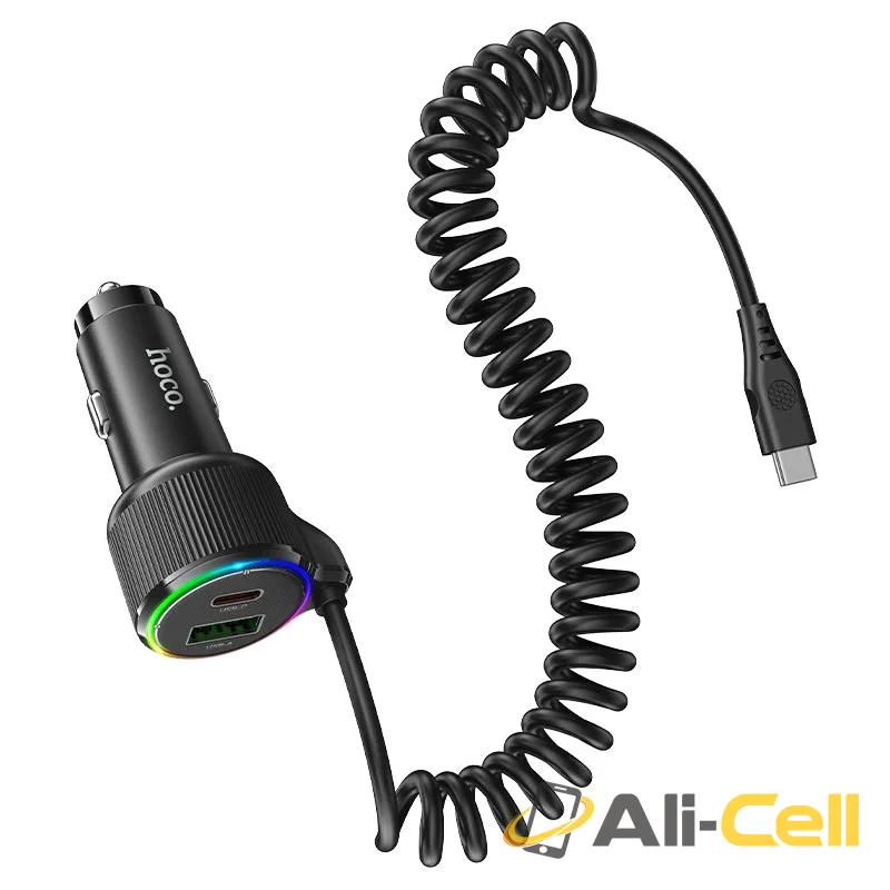 Car charger “NZ17A Avant-garde” 50W with cable (Nz17a Black) — 6