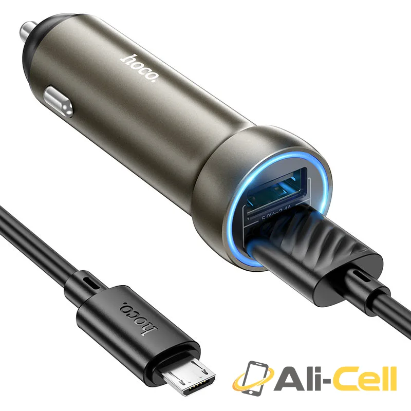 Car charger “Z54 Prosperous” 15.5W cable set (Z54 Metal Grey, Single) — 4