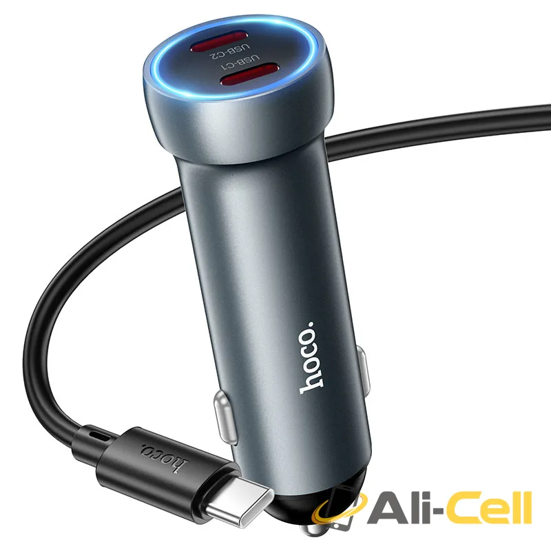 Car charger “Z54B Prosperous” 60W cable set (Z54b Gold, Single) — 3