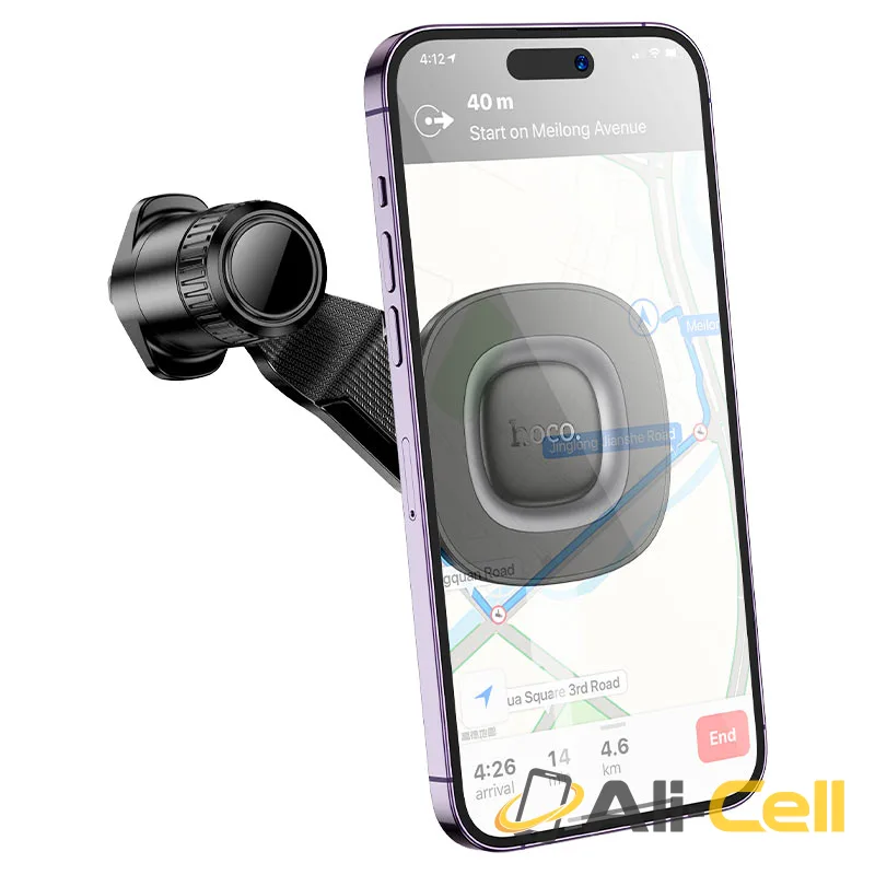 Car holder “H74 Crown” for air outlet (H74 Black Metal Grey) — 3