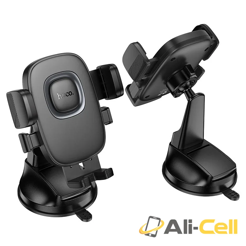 Car holder “H76 Crown” for dashboard (H76 Black Metal Grey) — 5