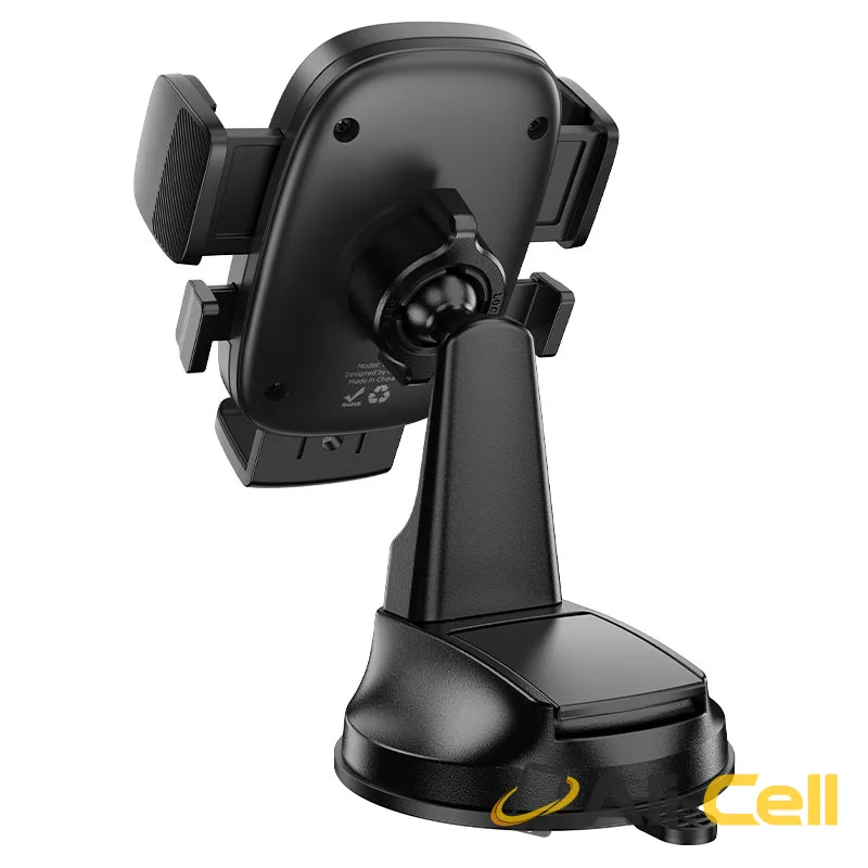 Car holder “H76 Crown” for dashboard (H76 Black Metal Grey) — 6