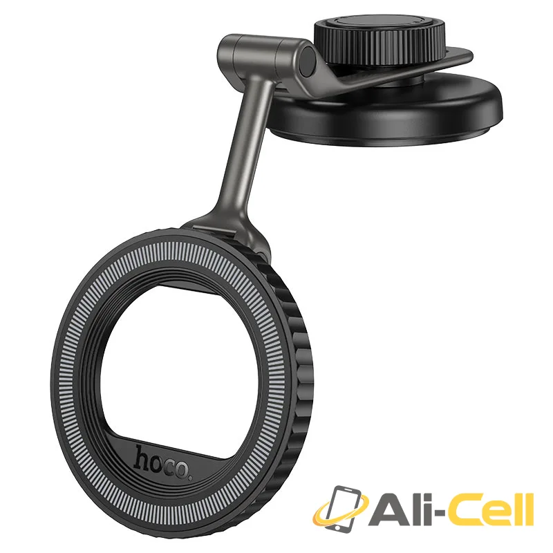Car holder “H77 View” for dashboard (H77 Black Metal Grey) — 2