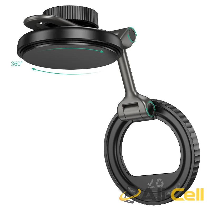Car holder “H77 View” for dashboard (H77 Black Metal Grey) — 6