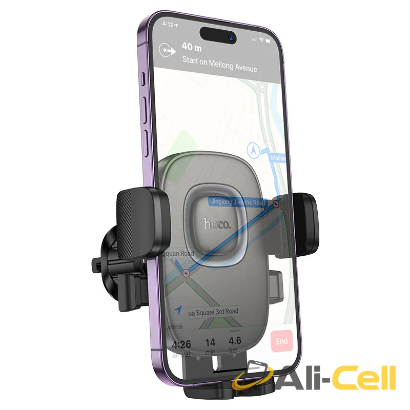 Car holder “H75 Crown” for air outlet (H75 Black Metal Grey) — 3