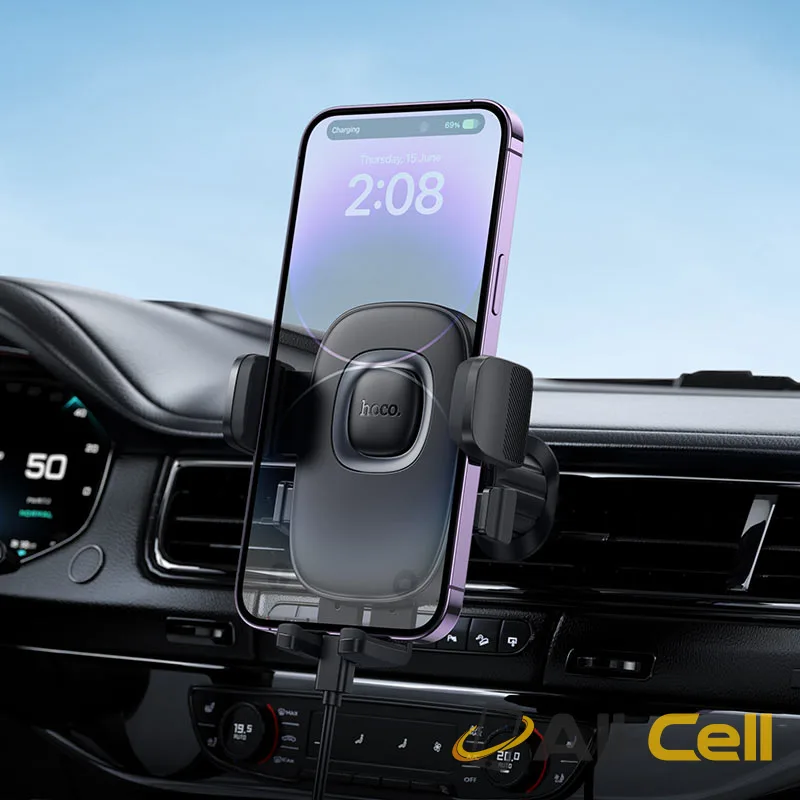 Car holder “H75 Crown” for air outlet (H75 Black Metal Grey) — 8