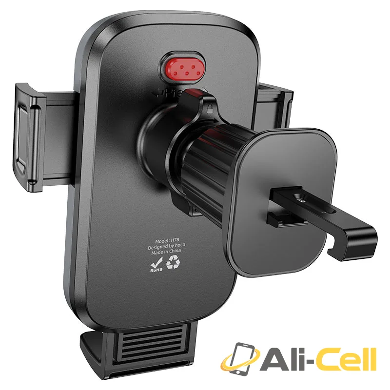 Car holder “H78 Vista” for air outlet (H78 Black Metal Grey) — 6