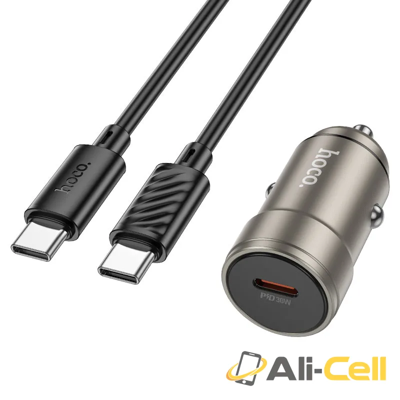 Car charger “Z57 Glorious” 30W cable set (Z57 Tc Tc Gold, Set With Type C To Type C Cable)