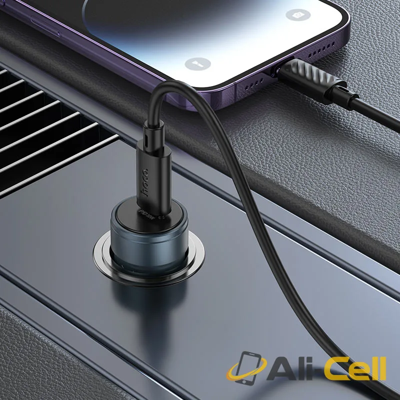 Car charger “Z57 Glorious” 30W cable set (Z57 Tc Tc Metal Grey, Set With Type C To Type C Cable) — 7