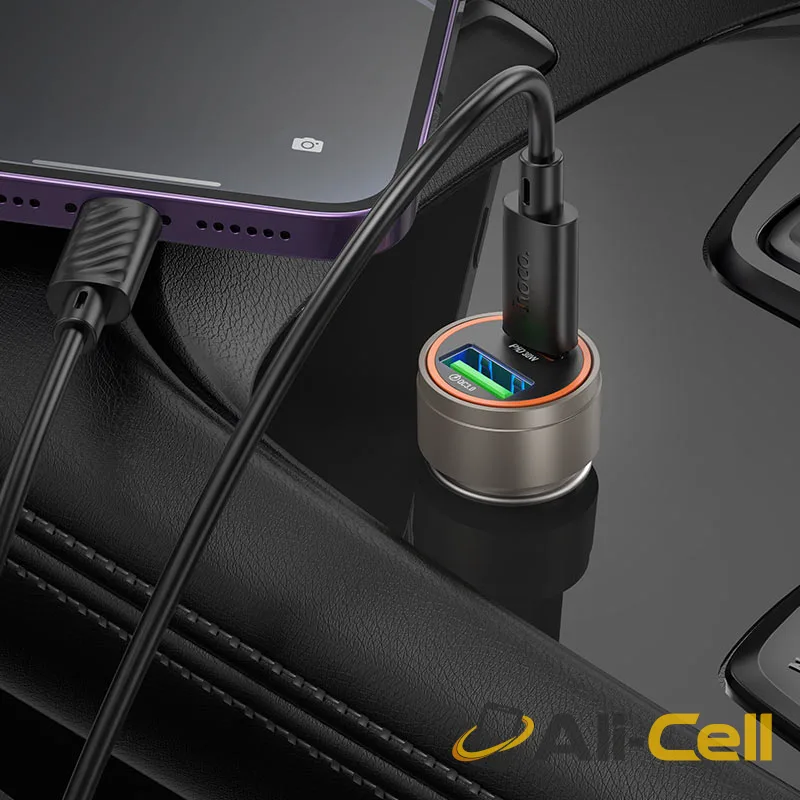 Car charger “Z57A Glorious” 30W cable set (Z57a Tc Ip Gold, Set With Type C To Ip Cable) — 7