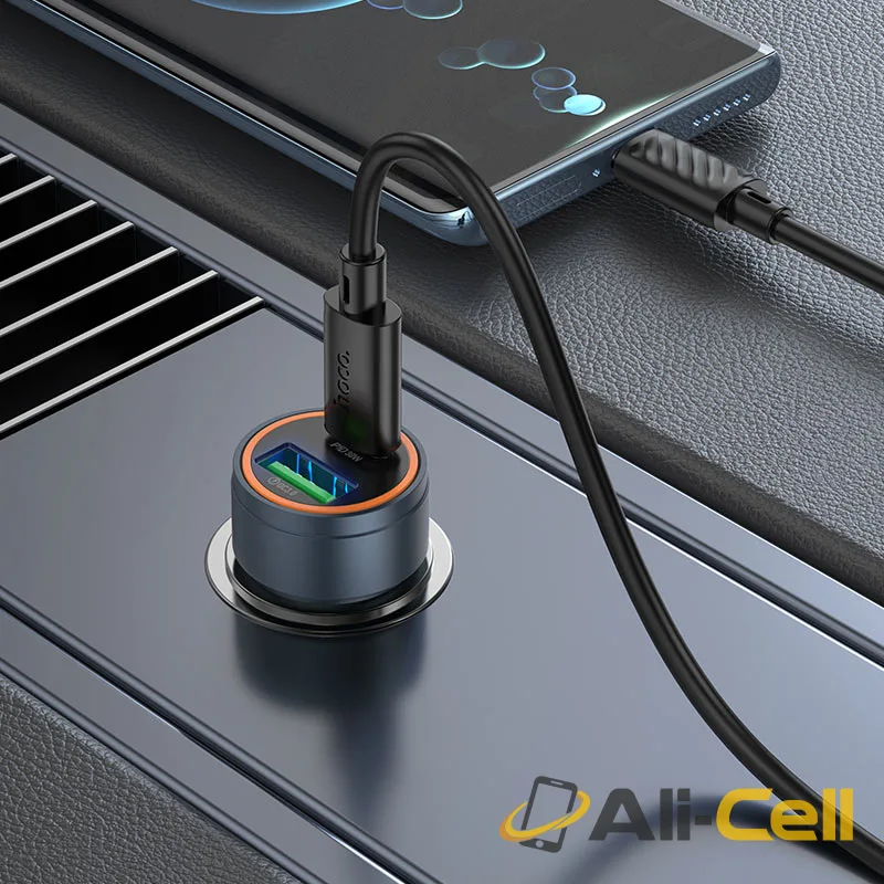 Car charger “Z57A Glorious” 30W cable set (Z57a Tc Ip Gold, Set With Type C To Ip Cable) — 8