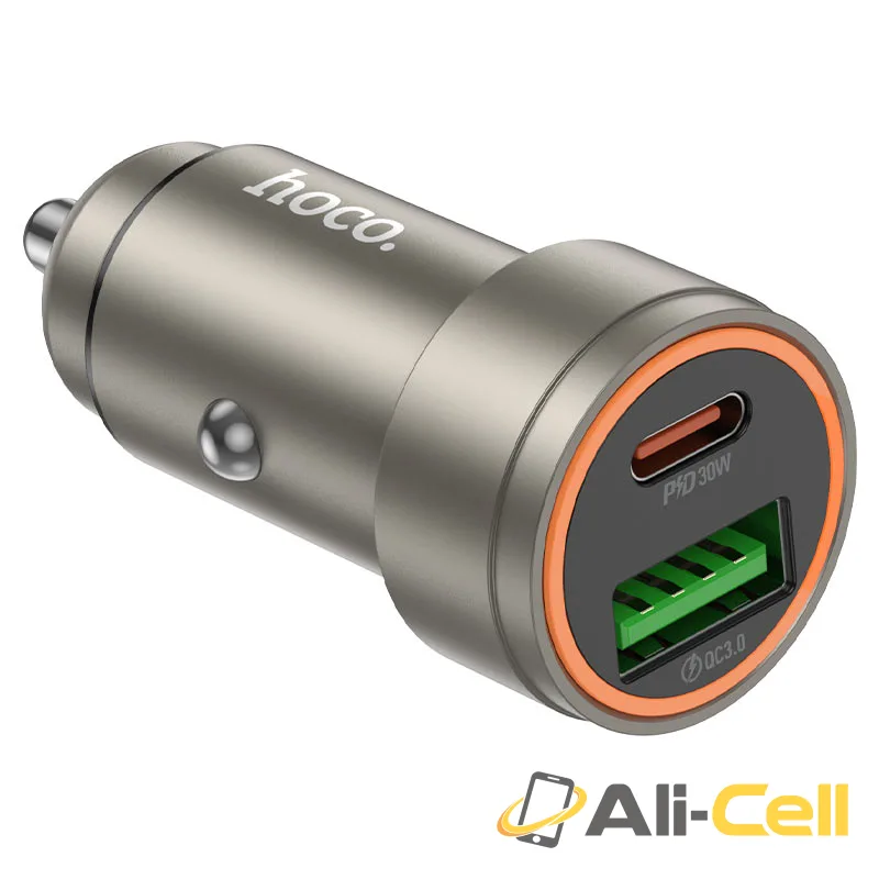Car charger “Z57A Glorious” 30W cable set (Z57a Tc Ip Metal Grey, Set With Type C To Ip Cable) — 4