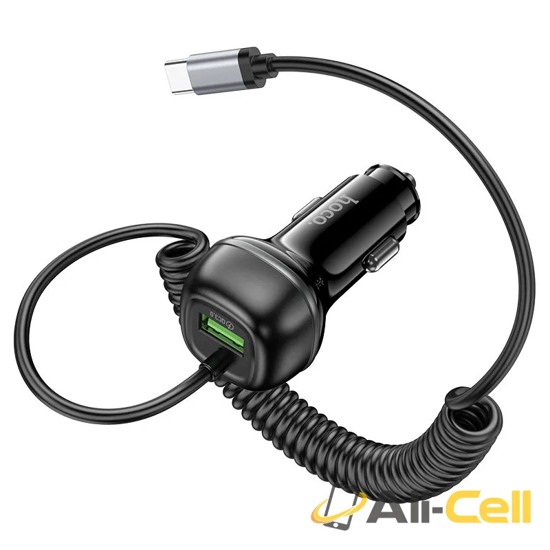 Car charger “Z58B Rank” 48W with cable (Z58b Tc Black) — 3